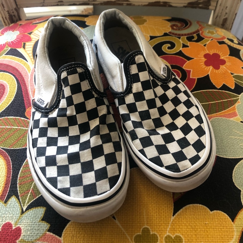 Checkered Vans